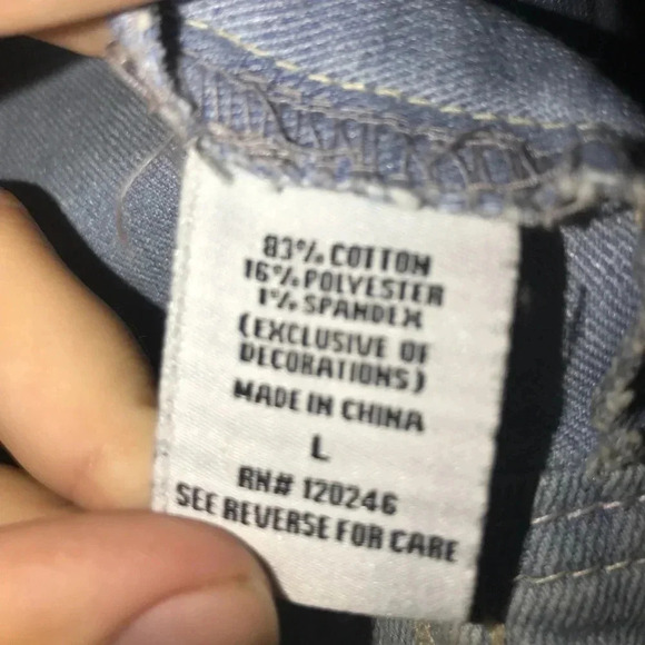 Light Wash Jean Jacket - Picture 3 of 4